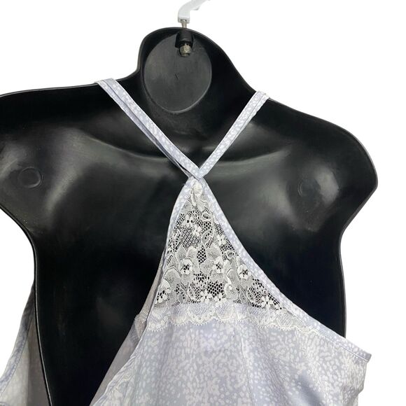 Splendid Tank Top Cami Womens Large Blue Lace Spaghetti Strap Y2K Layer Feminine - Picture 7 of 9